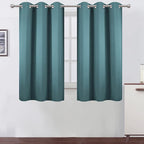 LEMOMO Sea Teal Thermal Blackout Curtains/38 x 54 Inch/Set of 2 Panels Room by Lemomo