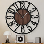 1st owned Large Wall Clock for Living Room Decor- 24" Decorative Antique Silent by Wallclockdecor