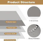 KASARO 3D Faux Stone Wall Panels, Modified Clay Material, Accent - Image 3