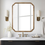 WallBeyond 30" x 40" Rounded Corner Arch Wall Mirror by WallBeyond