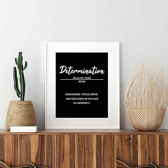 Outus 9 Pieces Inspirational Phrases Posters Wall Decor Motivational Sayings - Image 5