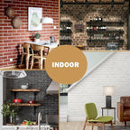 100 Old Town White Faux Brick Wall Tiles, 3D Thin Brick Veneers - Image 4