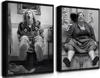 Funny Wall Art Set of 2 by ZNHARTWallArt