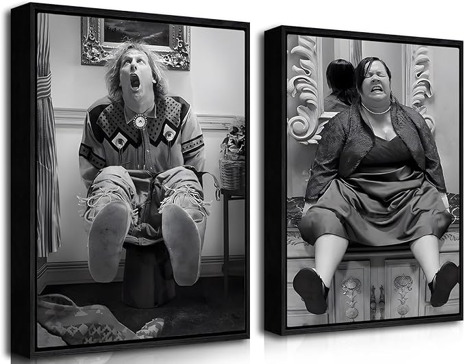 Funny Wall Art Set of 2 by ZNHARTWallArt