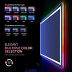LOAAO 60”X30“ RGB LED Bathroom Mirror - Image 3