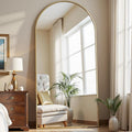 Dewfig 71"X26" Arched Full Length Mirror, Free Standing Leaning or Wall-Mounted by YourSpacePerfectlyReflected