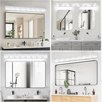 IZORRO LED Modern Bathroom Lights Fixtures, Matte White Acrylic Wall Lighting - Image 8