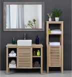 AAZZKANG Wooden Mirror Rectangle Rustic Mirrors - Image 6