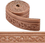 CRASPIRE 82.5 x 3 Inch Brown Crown Molding Peel and Stick Self Adhesive by CRASPIRE