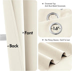 MIULEE Blackout Curtains for Bedroom Living Room 2 Panels, Thermal Insulated - Image 4