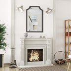 WallBeyond Scalloped Wood Mirror - Image 4