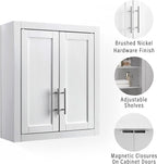 Crosley Furniture Savannah Wall Mounted Bathroom Storage Medicine Cabinet - Image 4