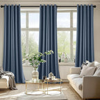 MIULEE Blackout Curtains for Bedroom Living Room 2 Panels, Thermal Insulated - Image 6