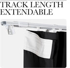 NICETOWN Doorway Curtain & Track Set, Thermal Insulated Temporary Door - Image 2