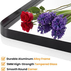 OLIXIS Bathroom Mirror for Over Sink, 24x36 Inch Wall Rectangle Mirror - Image 4