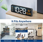 Digital Wall Clock Large Display, 16.2 Inch, LED Digital Clock - Image 7
