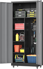 Metal Garage Storage Cabinet by Firstsky