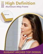DMWOODFL 58"x18" Arched Full Length Mirror - Image 5