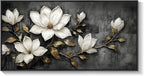 Large Framed Black and White Botanical Wall Art - Image 9