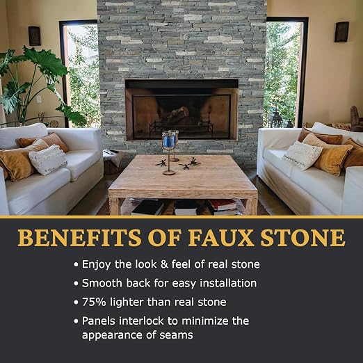 AZ Faux High-Density Polyurethane Faux Stone Interlocking Outside Corner - Image 4