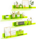 upsimples Acrylic Shelves for Wall Decor, Nail Polish, Wall Organizer for by upsimples