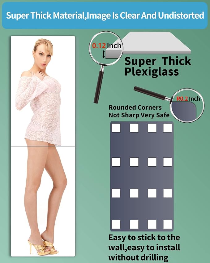 Shatterproof Wall Mirror Full Length - Image 5