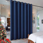 RYB HOME Room Partition Curtains Privacy Blackout Drapes Energy Efficient Odor by RYBHOME
