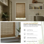 LazBlinds Cordless Bamboo Roll Up Shades - Image 4