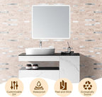 Peel and Stick Backsplash Tile Waterproof Removable PVC Wall Sticker 3D Faux - Image 8