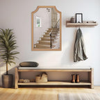 WallBeyond Scalloped Wood Mirror - Image 6