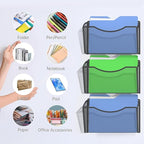 Gawerk Mesh Hanging Wall File Holders, Metal Vertical Wall Basket Mail Organizer - Image 4