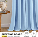 MIULEE Blackout Curtains for Bedroom Living Room 2 Panels, Thermal Insulated - Image 5
