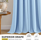 MIULEE Blackout Curtains for Bedroom Living Room 2 Panels, Thermal Insulated - Image 5