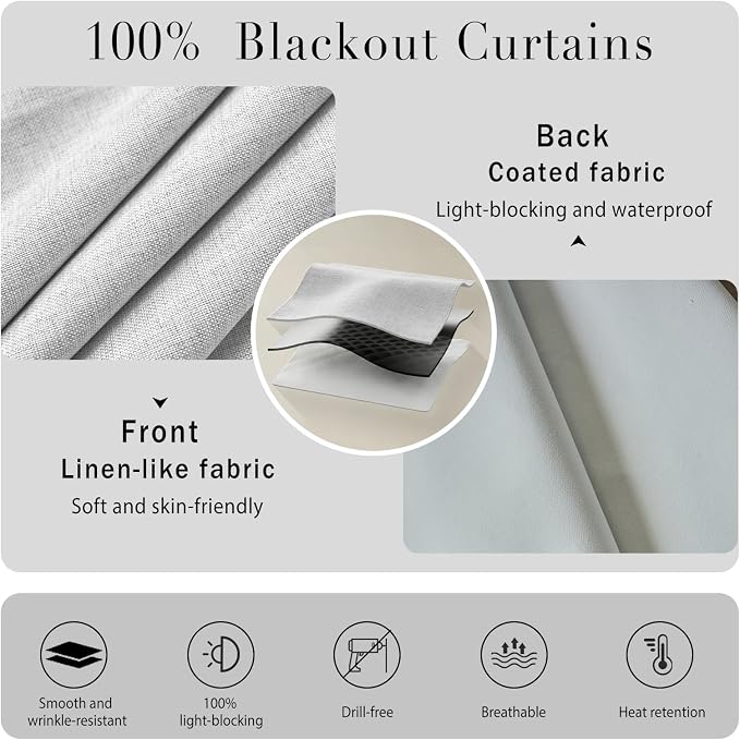 No-Drill 100% Blackout Shade - Image 4