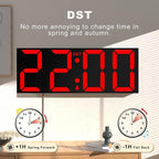 JALL 22'' Large Digital Wall Clock, Big LED Number Dispaly, Night Light - Image 4