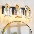Modern Crystal Bathroom Vanity Lights, Crystal Wall Lighting by AIXIALIN