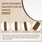 WallBeyond Round Wood Mirror - Image 6