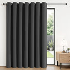 Joydeco Blackout Patio Sliding Door Curtains 90 Inches Long, Grommet Privacy by JOYDECO