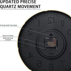 Wall Clocks Battery Operated 10 inch Modern Wall Clock, Silent Non Ticking Wall - Image 7