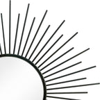 3 Pack Metal Mirrors for Wall Sunburst Wall Mirrors Home Décor Decorative - Image 2