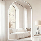 Dewfig Arched Full Length Mirror, Oversized Full Body Mirrors - Image 3