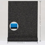 SHUFA Black Brown Cotton-Like Textured Grasscloth Wallpaper Matte Thick Real - Image 9