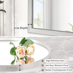 Arched Wall Mirror, Metal Frame Bathroom Mirrors, Arched Vanity Mirror - Image 2