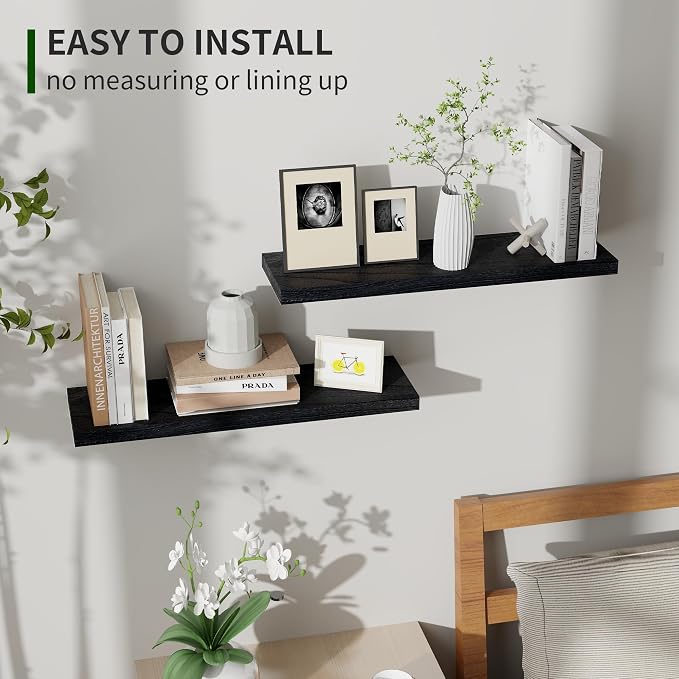 Marsmiles Wood Floating Shelves - Image 4