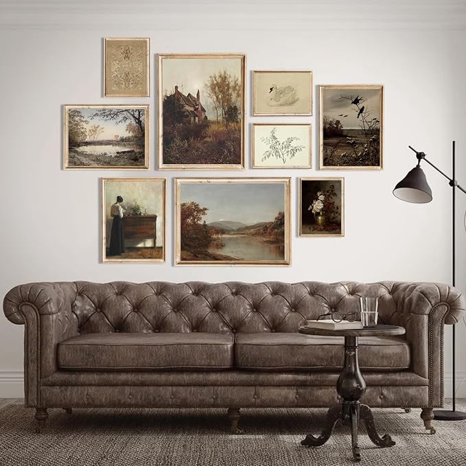 uniro Vintage Wall Art Decor Prints Farmhouse Wall Decor Vintage Fall Autumn - Image 4