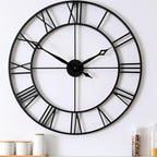 CLXEAST 30 Inch Large Wall Clock Modern, Oversized Roman Numeral Decorative by CLXEAST