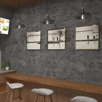 3yecao 16"×591" Large Size Extra Thick Grey Blue Concrete Wallpaper Peel and - Image 9