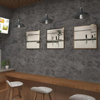 3yecao 31"×354" Extra Wide Thick Blue Grey Black Concrete Wallpaper Peel and - Image 9