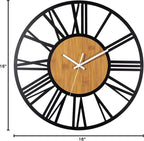 1st owned Wall Clocks for Living Room Decor, Round Silent Non Ticking, Modern - Image 9