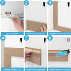 Art3d Premade Board and Batten Paintable Wainscoting Kit, MDF Accent Wall Panel - Image 7
